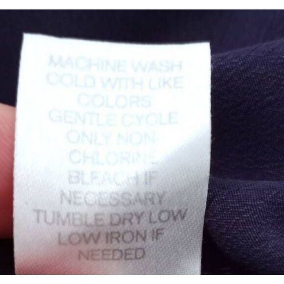 CHARMING CHARLIE NAVY & GREEN DRESS SZ.M EUC. - Picture 8 of 8